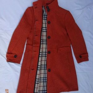 Burberry Wool Trench Peacoat Gently Used